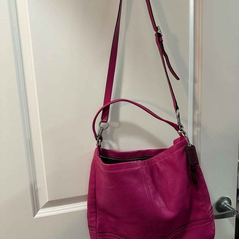 Coach Fuchsia Shoulder Bag